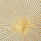 White and Gold Metal Sunburst Wall Art