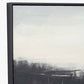 Monochrome Landscape Canvas with Black Frame