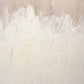 Natural and White Abstract Canvas with Natural Frame Large