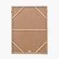 Natural and Grey Textured Abstract Canvas with Natural Frame