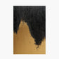 Black and Gold Abstract Frameless Canvas