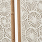 S/2 Cut Out Pattern Natural Paper Design Wall Art with Natural Frames