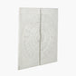 S/2 Antique White Moulded Metal Circle Wall Art