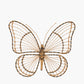 Natural Rattan Butterfly Wall Art Large