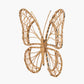 Natural Rattan Butterfly Wall Art Medium