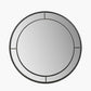 Antique Bronze Metal Round Wall Mirror Large
