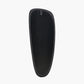 Black Wood Veneer Teardrop Shaped Wall Mirror