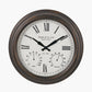 Antique Bronze Effect Indoor Outdoor Wall Clock