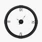 Vermont Light Walnut Wood Veneer Round Wall Clock