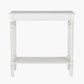 Heritage Elizabeth White Pine Wood Console Table