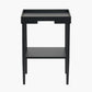 Marnie Black Wood Veneer Side Table