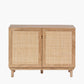 Henrik Natural Rattan 2 Door Cabinet