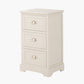 Croft Linen Pine Wood 3 Drawer Tall Unit
