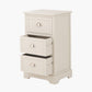 Croft Linen Pine Wood 3 Drawer Unit