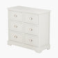 Croft Linen Pine Wood 6 Drawer Unit