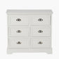 Croft Linen Pine Wood 6 Drawer Unit