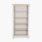 Fairford Parchment White Pine and Oak Wood 5 Shelf Unit