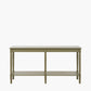 Heritage Olive Pine Wood Large Console Table
