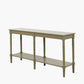 Heritage Olive Pine Wood Large Console Table