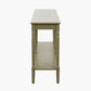 Heritage Olive Pine Wood Large Console Table