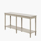 Heritage Putty Pine Wood Large Console Table