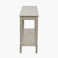 Heritage Putty Pine Wood Large Console Table