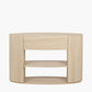 Tivoli Travertine Effect Veneer 1 Drawer Console table