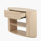 Tivoli Travertine Effect Veneer 1 Drawer Console table