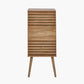 Larvik Natural Eucalyptus Wood 3 Drawer Tall Unit
