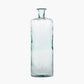Clear Recycled Glass Tall Bottle Vase