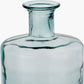Clear Recycled Glass Tall Bottle Vase