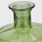 Forest Green Recycled Glass Bottle Vase Tall