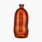 Pecan Brown Organic Shaped Recycled Glass Tall Vase