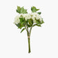 White Hydrangea Faux Flower Bunch