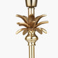 Trafalgar Gold Metal Palm Tree Table Lamp Base