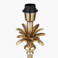 Trafalgar Gold Metal Palm Tree Table Lamp Base