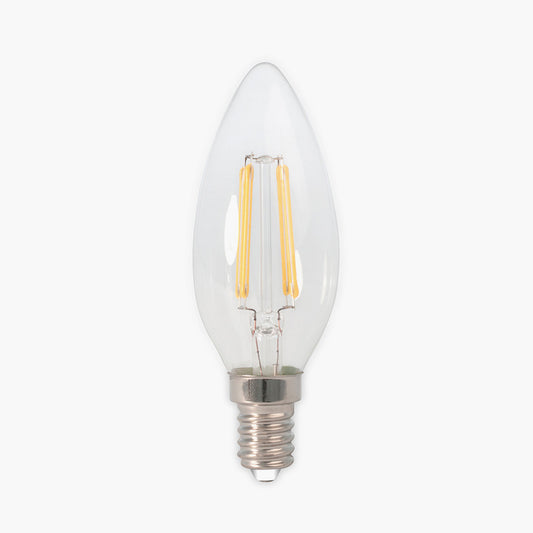Calex LED E14 Clear Glass Filament Candle