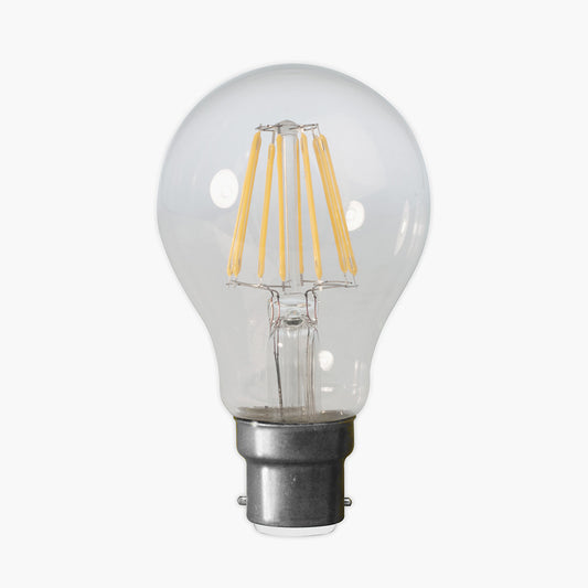 LED Clear Full Glass Filament GLS B22 Bulb