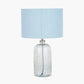 Chinon Glass Table Lamp Base and Shade Delft