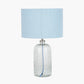 Chinon Glass Table Lamp Base and Shade Delft