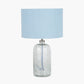 Chinon Glass Table Lamp Base and Shade Delft