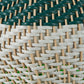 Brera Rattan Small Table Lamp Emerald