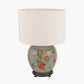 Coral Peony Large Glass Table Lamp Base