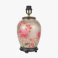 Dahlia Alstroemeria Medium Glass Lamp Base