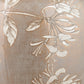 Honeysuckle Large Glass Table Lamp Base with Winston 40cm White Handloom Tapered Lampshade