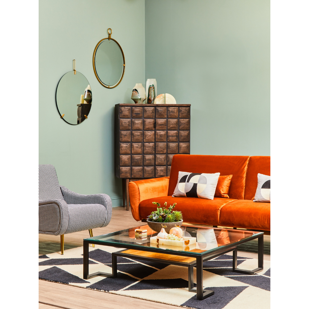 Bosie_Ozella_Circular_Print_Embroidered_Rectangular_Cushion_interia.co.uk