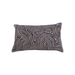 Bosie Ozella Black And White Embroidered Rectangular Cushion
