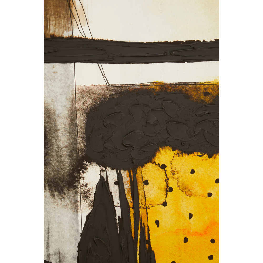 Astratto_Black_And_Ochre_Wall_Art_interia.co.uk
