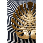 Prato Monstera Small Gold Finish Leaf Dish