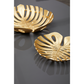 Prato Monstera Large Gold Finish Leaf Dish